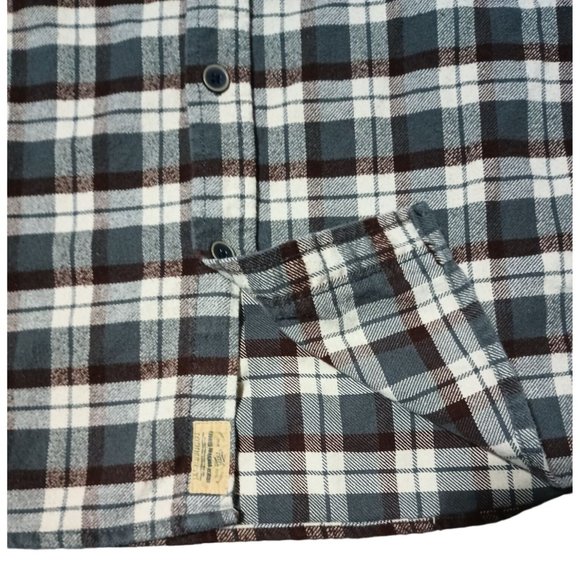 Jachs Plaid Flannel Shirt Mens Size 2XL Shacket Jacket Button Front Lumberjack O - Picture 3 of 16